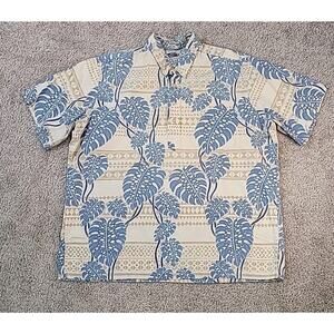 Reyn Spooner “Art of Eddy Y” Reverse-Print Pullover Hawaiian Shirt – Men’s XL